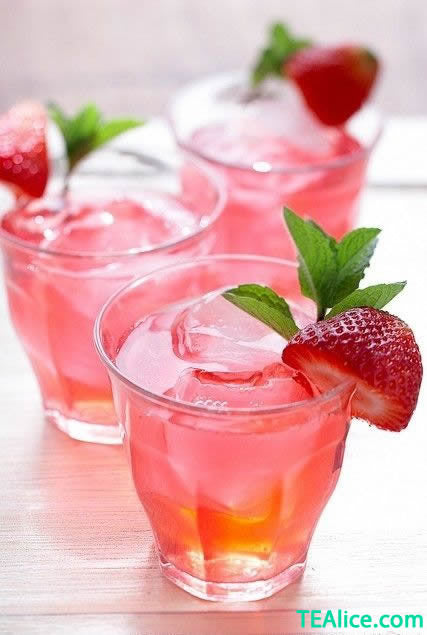Strawberry Iced Tea Recipe&ndash; Tealise