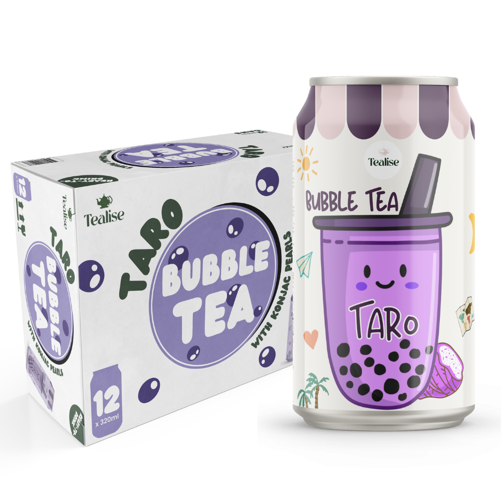 (Pack of 12) Tealise Taro Flavour Ready to Drink (320ML)
