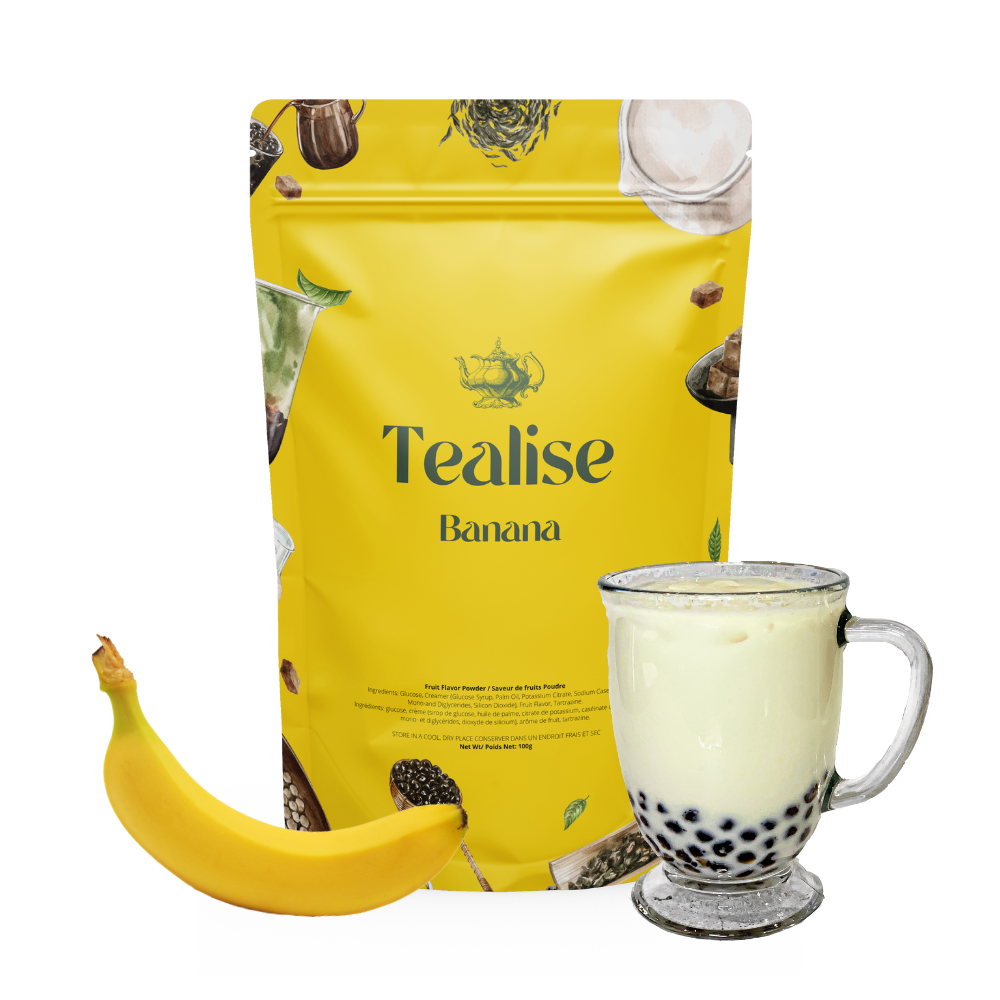 TEAliSe Best Selling Boba Tea 4 Flavours Tropical Kit Tea Boba Tapioca Gift Set