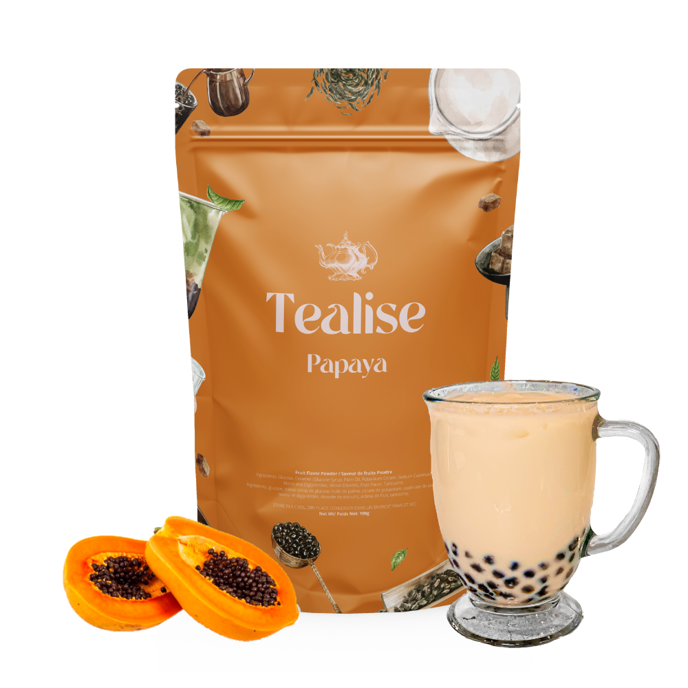 TEAliSe Best Selling Boba Tea 4 Flavours Tropical Kit Tea Boba Tapioca Gift Set