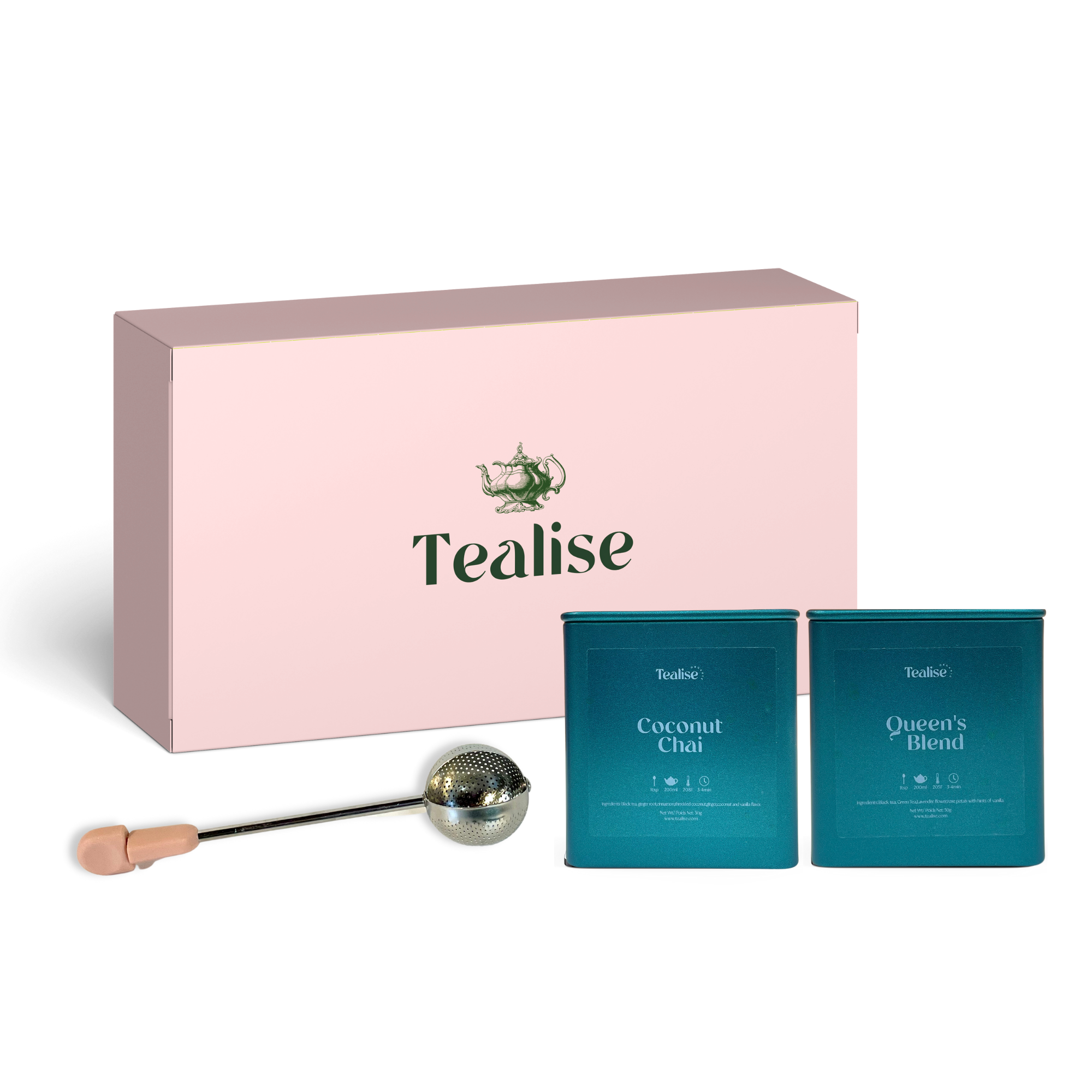 Customize Loose Leaf Tea Kit with tea infuser