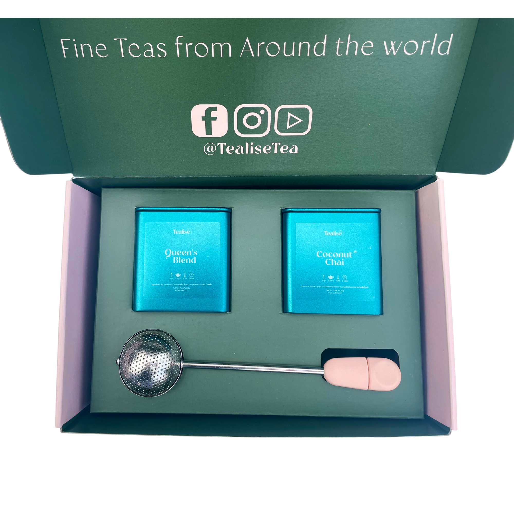 Customize Loose Leaf Tea Kit with tea infuser
