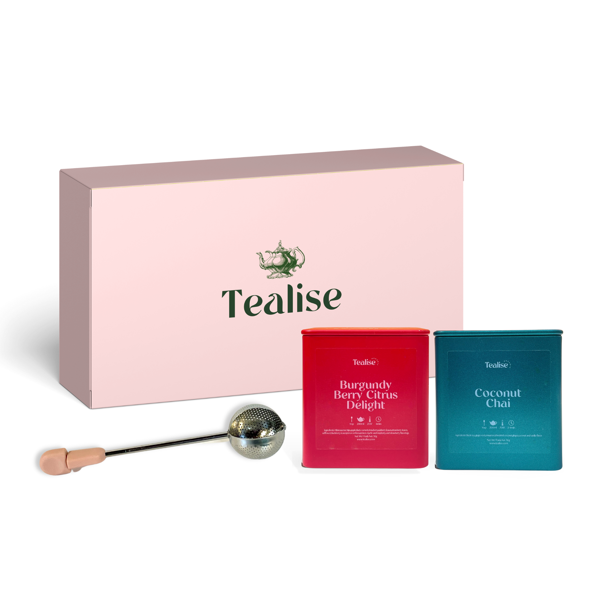 Customize Loose Leaf Tea Kit with tea infuser