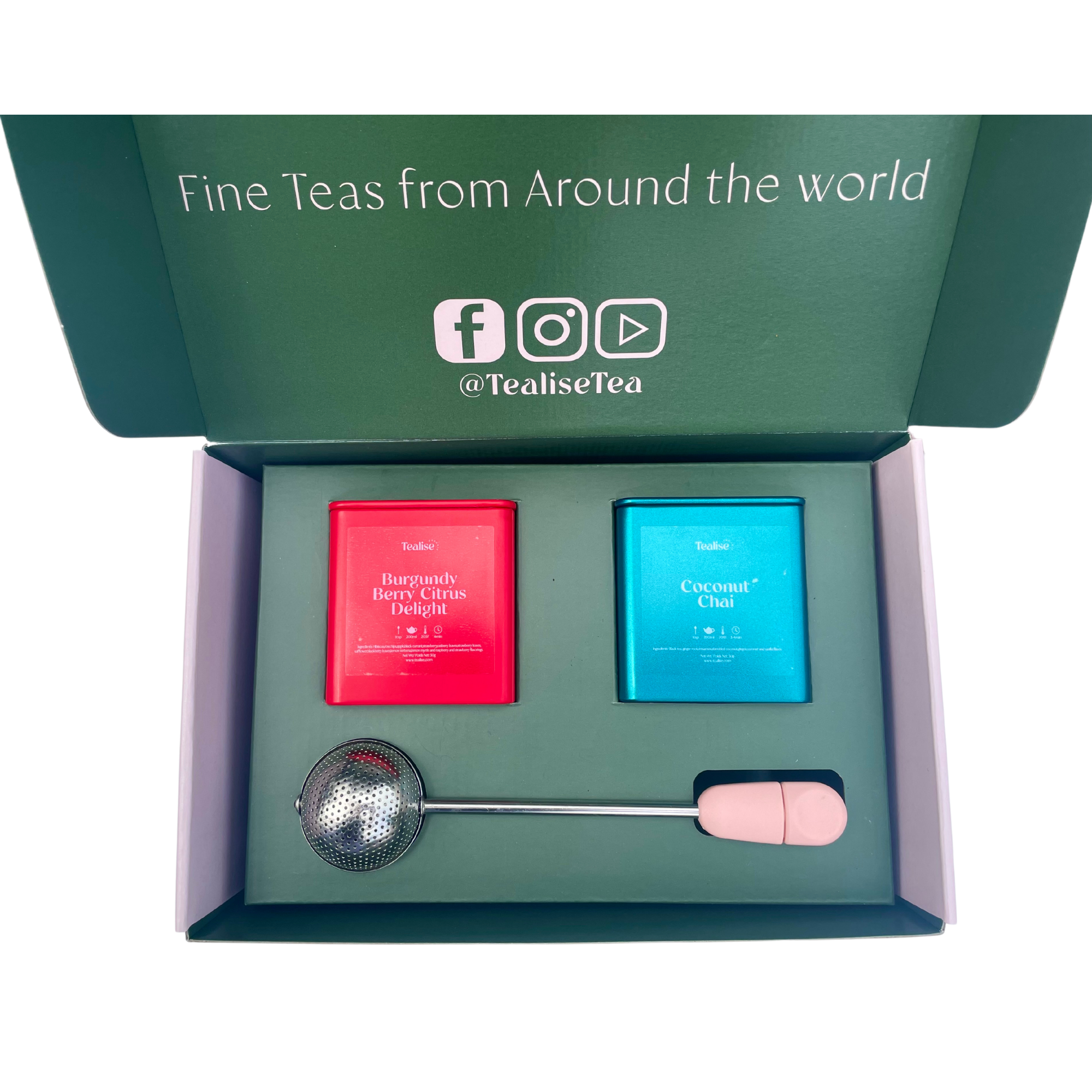 Customize Loose Leaf Tea Kit with tea infuser