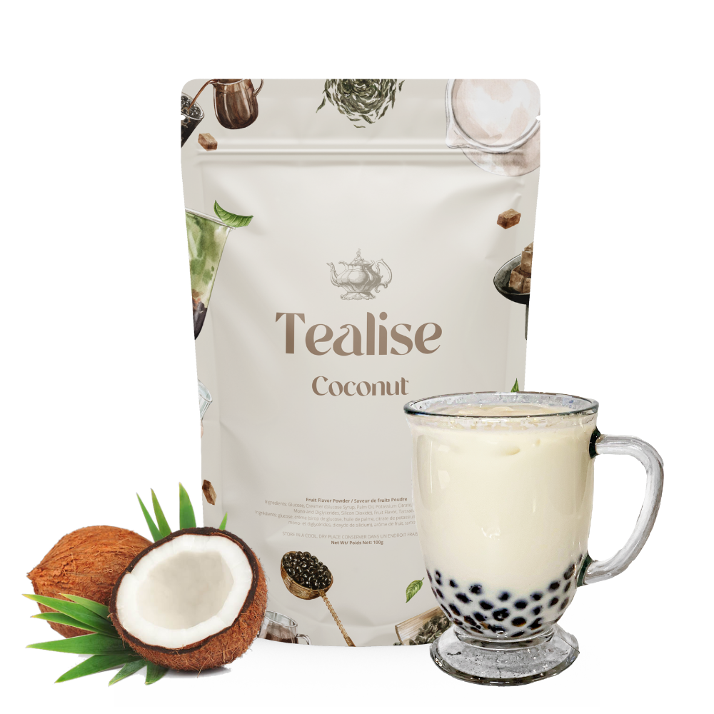 TEAliSe Best Selling Boba Tea 4 Flavours Tropical Kit Tea Boba Tapioca Gift Set
