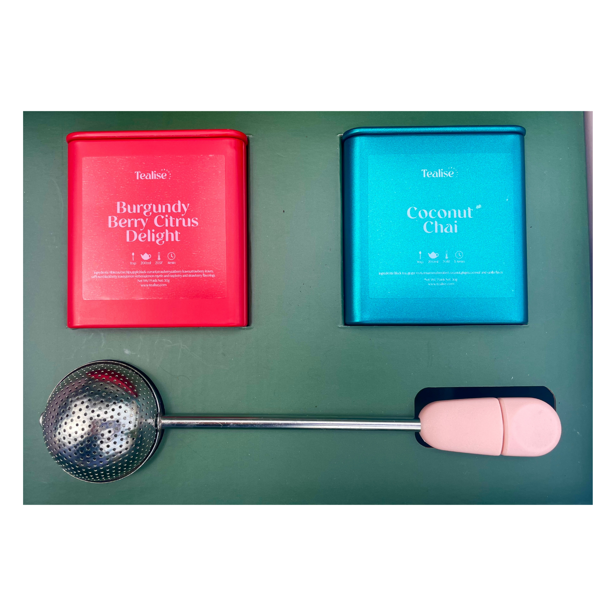 Customize Loose Leaf Tea Kit with tea infuser