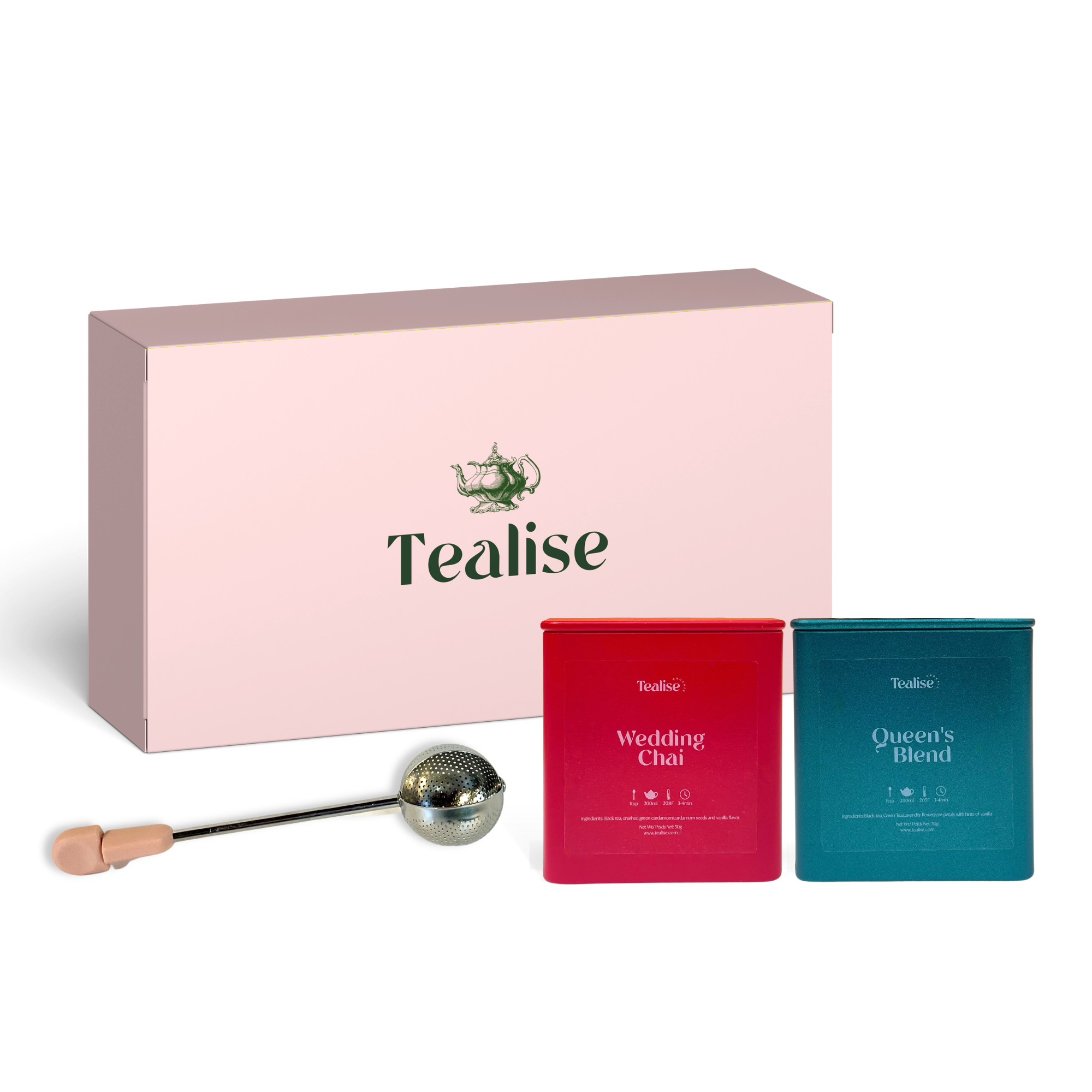 Customize Loose Leaf Tea Kit with tea infuser