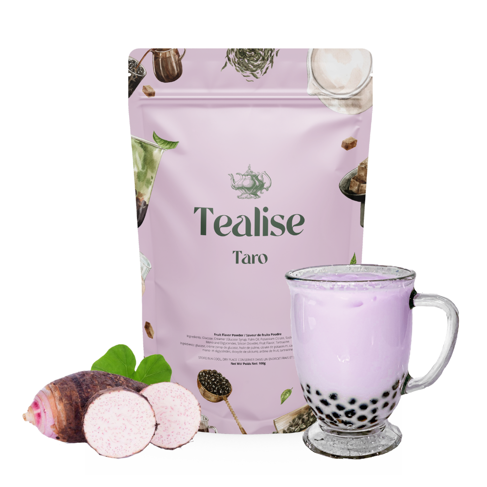 TEAliSe Best Selling Boba Tea 3 Flavors Kit Tea Boba Tapioca Gift Set