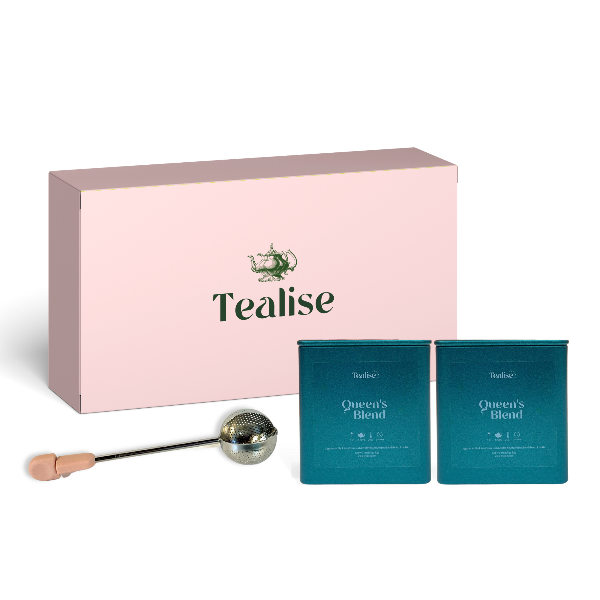 Customize Loose Leaf Tea Kit with tea infuser
