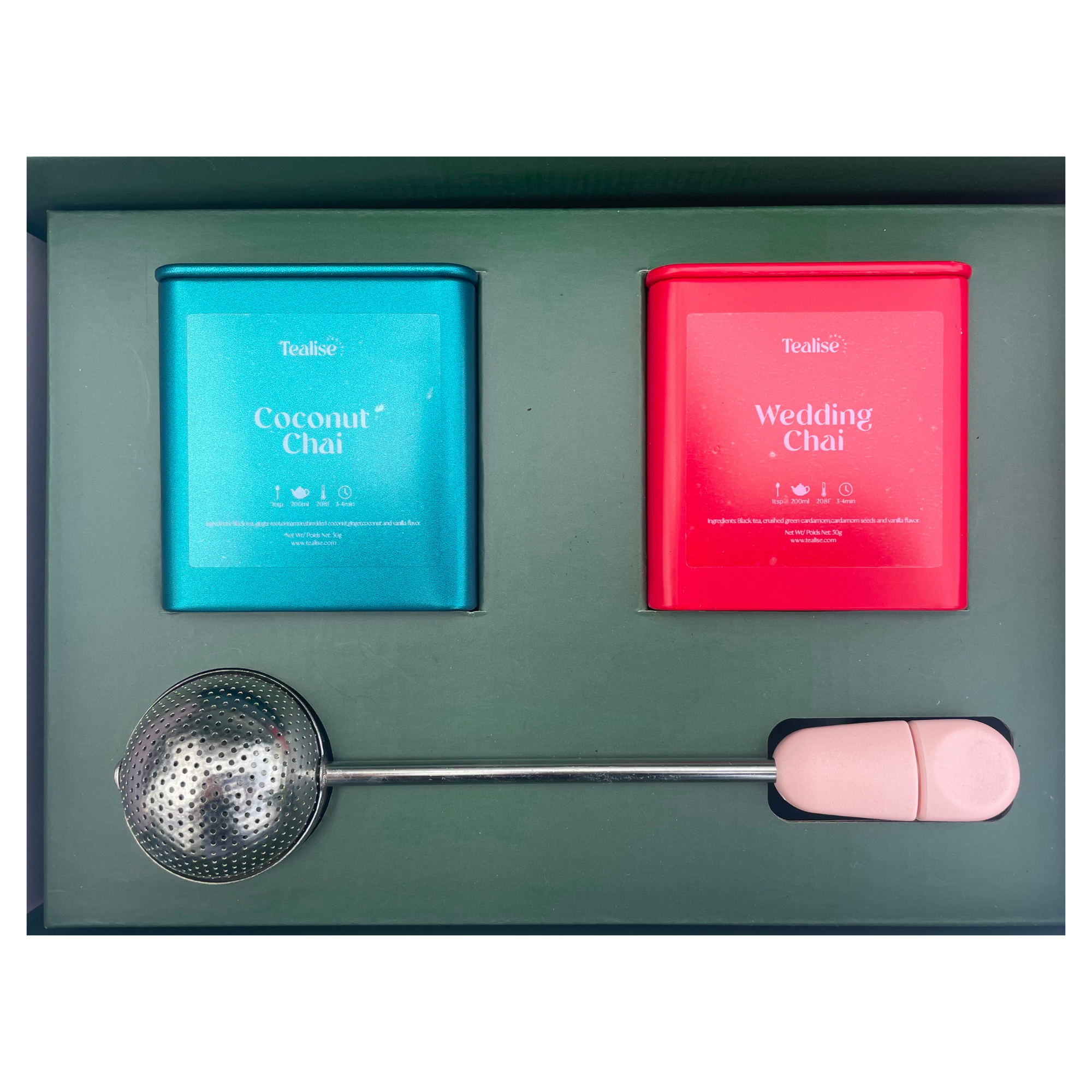 Customize Loose Leaf Tea Kit with tea infuser