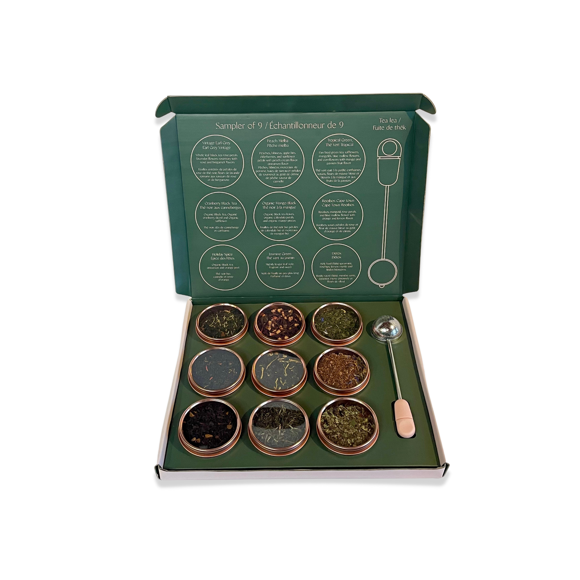 Tealise Best Selling Sampler of 9 Premium Tea Set