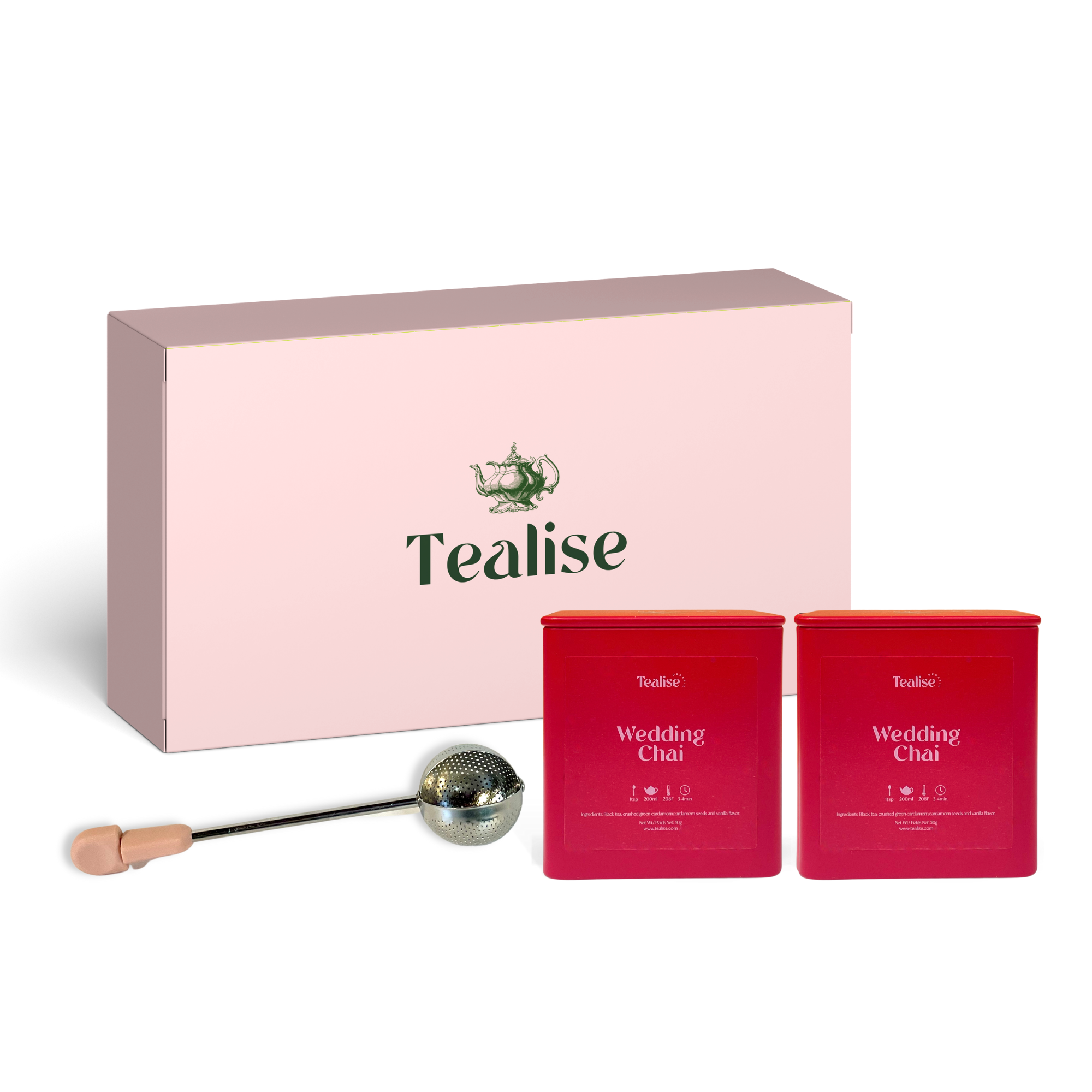 Customize Loose Leaf Tea Kit with tea infuser