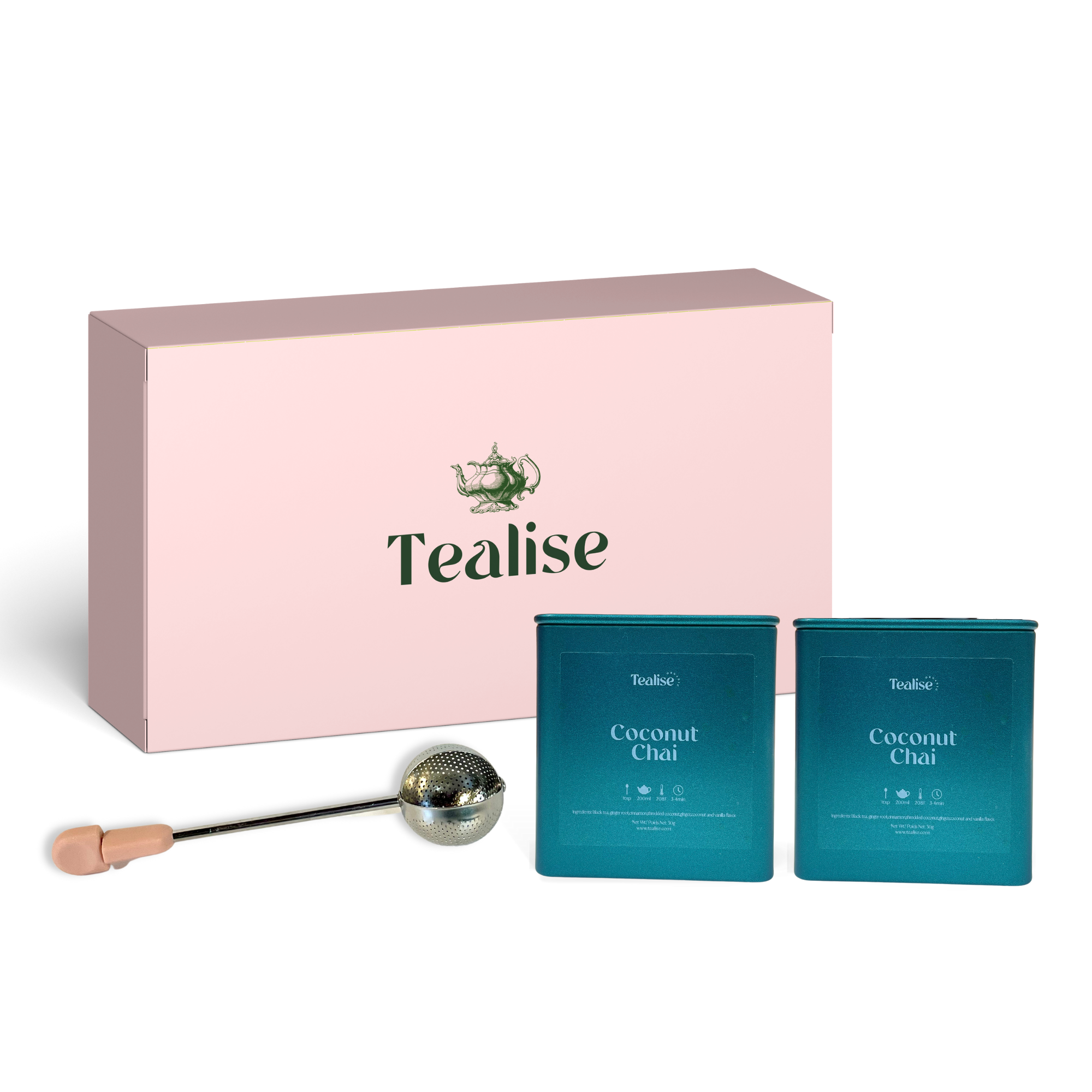 Customize Loose Leaf Tea Kit with tea infuser