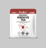 Load image into Gallery viewer, Organic Hibiscus Tea Bags 60 Servings Individual Package