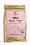 Load image into Gallery viewer, Organic Whole Leaf Rose Black Tea 1lb 228 Servings