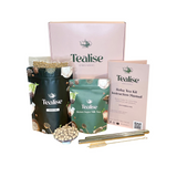 Load image into Gallery viewer, Tealise Brown Sugar Boba Tea Kit Single Flavour Boba Jumbo Straws Tapioca Gift Set
