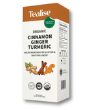 Load image into Gallery viewer, Organic Cinnamon Ginger Turmeric Tea Bags 60 Servings Individual Package