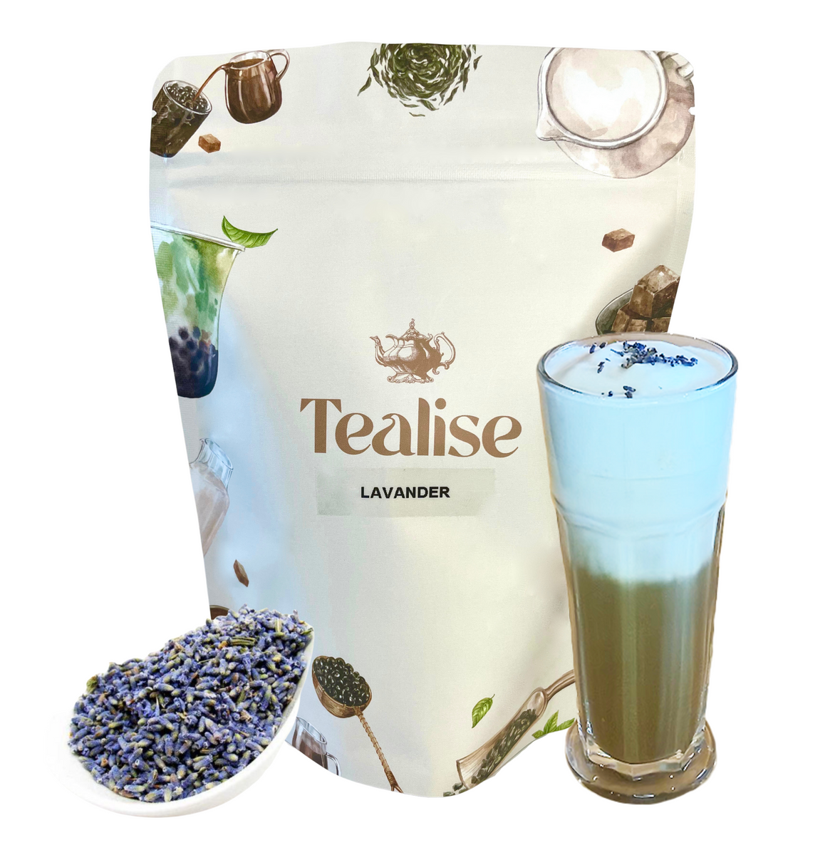 Tealise Classic 4 Milk Tea Boba Tea Kit Bubble Tapioca Set