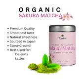 Load image into Gallery viewer, Tealise Organic Sakura Matcha 100g