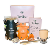 Load image into Gallery viewer, Tealise Boba Tea Kit Single Flavour Boba Jumbo Straws Tapioca Gift Set Pumpkin Spice