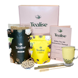 Load image into Gallery viewer, TEAliSe Boba Tea Kit Single Flavour Boba Jumbo Straws Tapioca Gift Set Pineapple